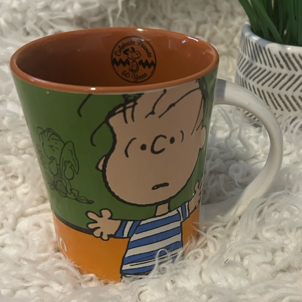 50%offw❤️Peanuts Linus Coffee Mug 2011 60th anniversary sk p01